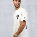 COMES IN WAVES DTG  Men Oversized T-shirt