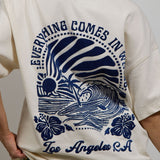 COMES IN WAVES DTG Women oversized t-shirt