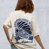 COMES IN WAVES  Women oversized t-shirt