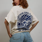 COMES IN WAVES DTG Women oversized t-shirt
