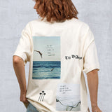 LIVE THE MOMENT Women oversized t-shirt