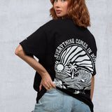 COMES IN WAVES  Women oversized t-shirt