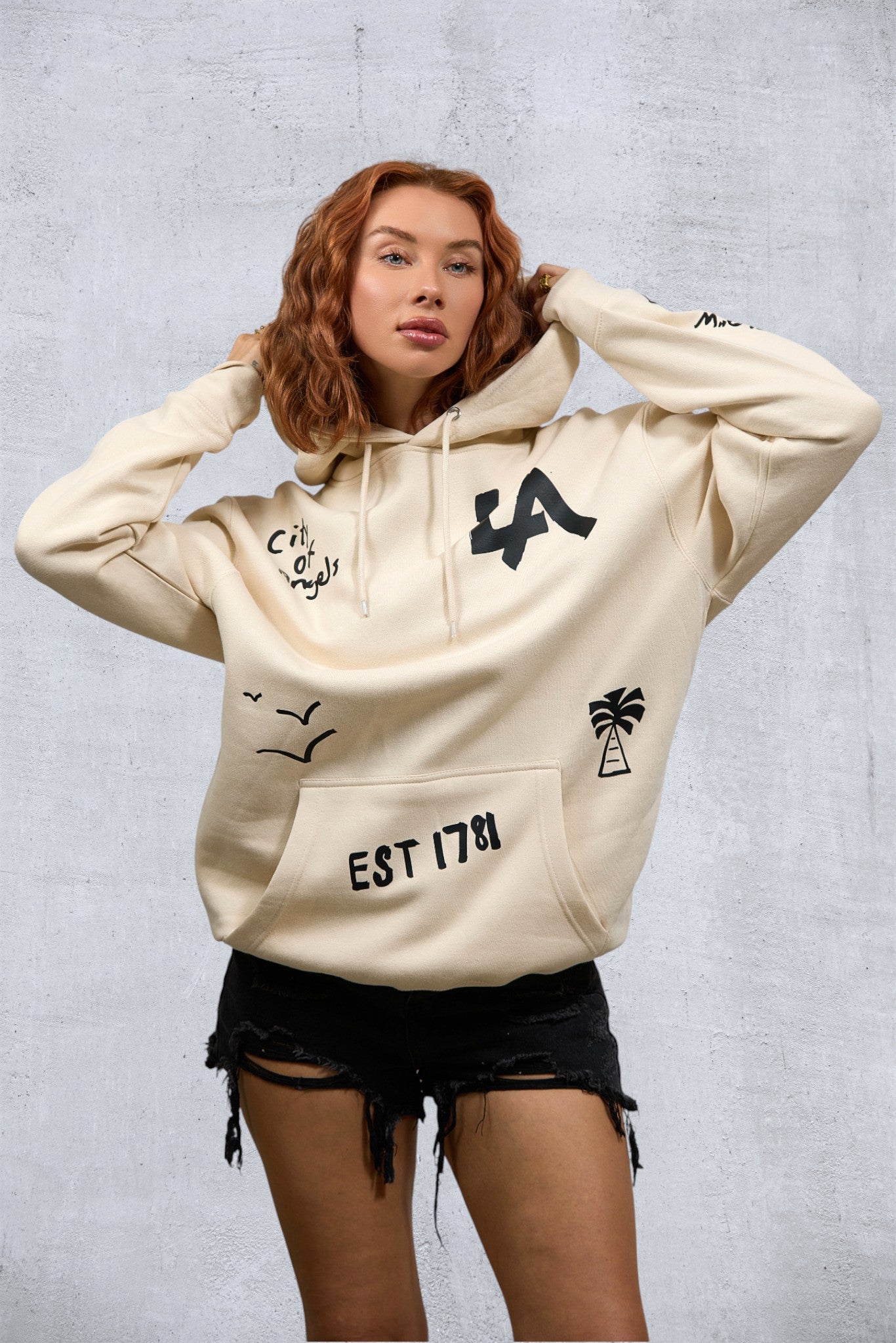 LA SKETCH Women Hooded sweatshirt