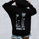 VENICE PALMS Women Hoodie Sweatshirt