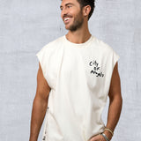 LA SKETCH Men Cut-off t-shirt