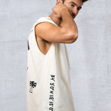 LA SKETCH Men Cut-off t-shirt