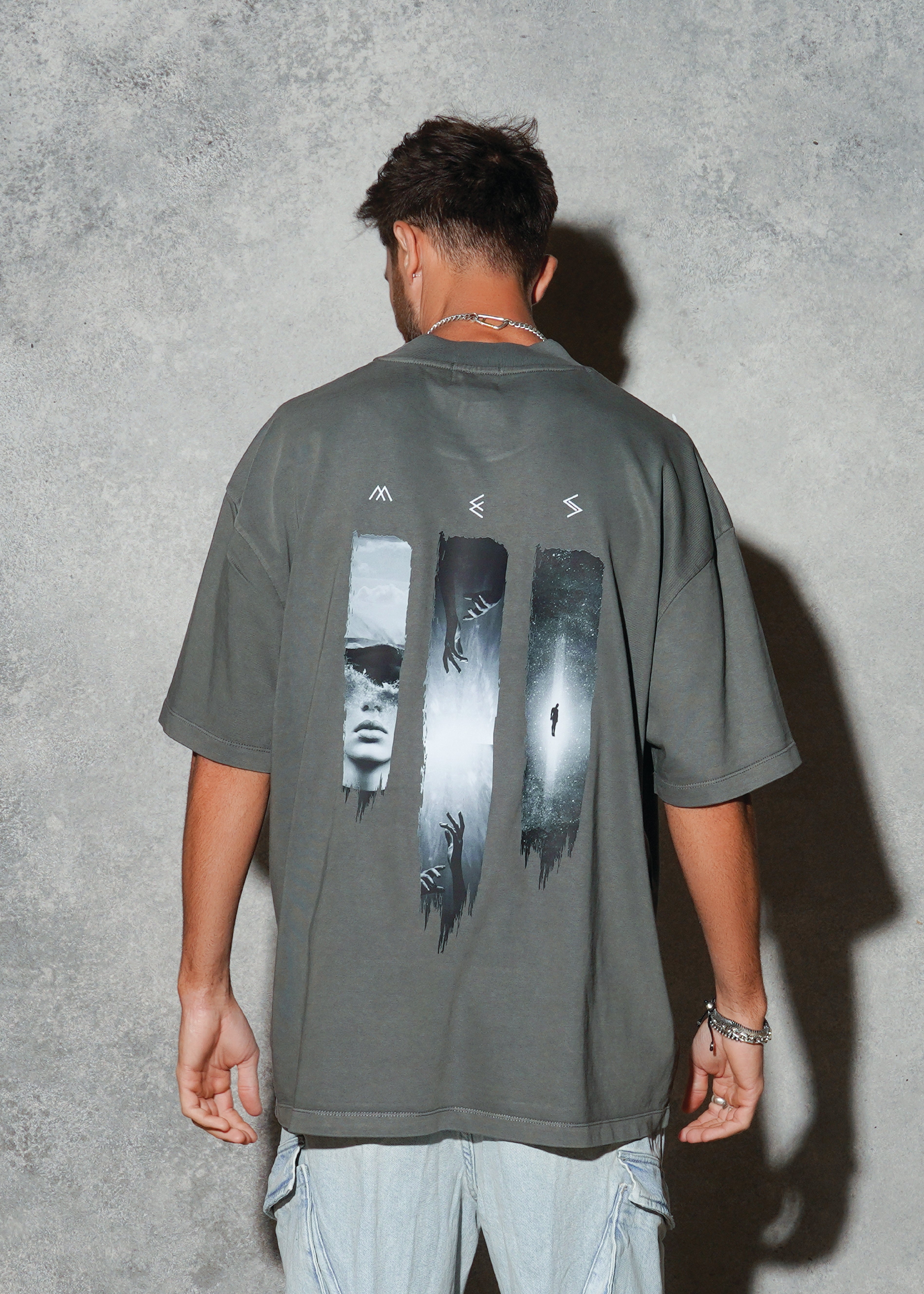 BODY MIND SOUL Men oversized t-shirt