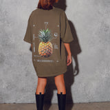 BE A PINEAPPLE  women oversized t-shirt