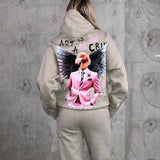 FLAMINGO Hoodie Set