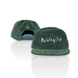 ABSOFKNLTLY 5  Panel Mid Profile Structured Corduroy Snapback