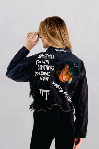NOTHING IS IMPOSSIBLE Crop Denim Jacket – Trio Urban Retail
