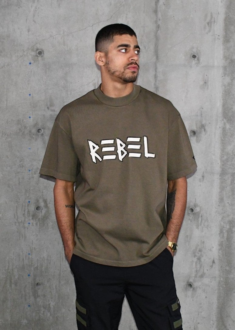 REBEL Men oversized t-shirt