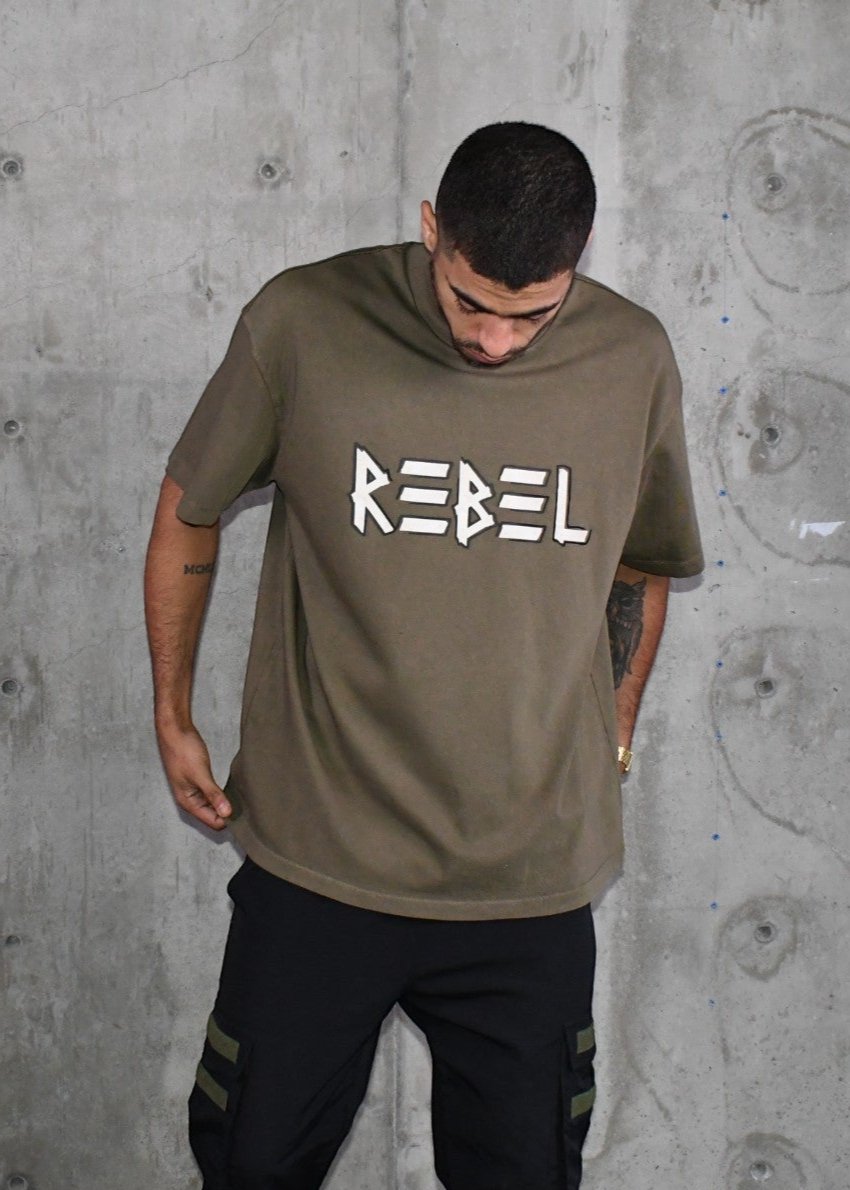 REBEL Men oversized t-shirt