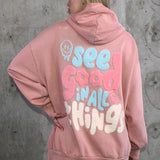 SEE GOOD IN ALL THINGS Women Heavyweight Hoodie